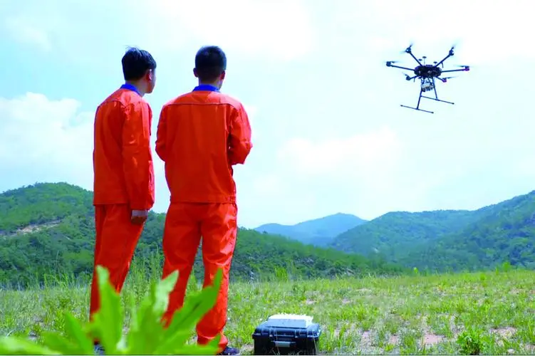 汤旺河无人机倾斜摄影巡检拍摄